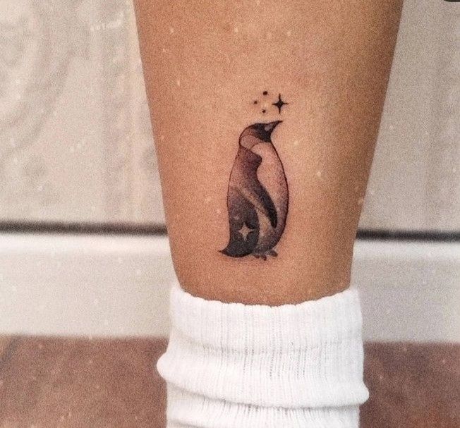 Pin by Christie Meyers on Tattoo in 2025 | Penguin tattoo, Cute simple tattoos, Subtle tattoos