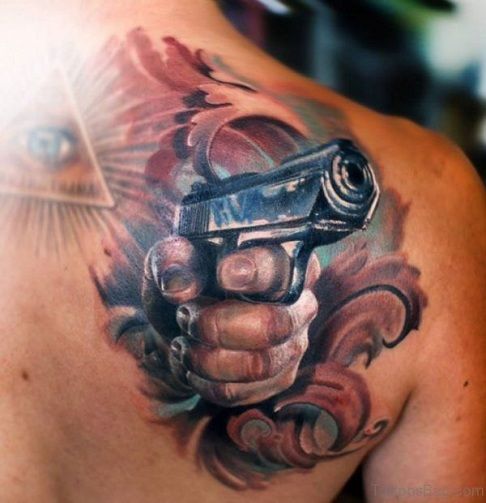 15+ Most Creative Gun Tattoo Designs With Pictures!