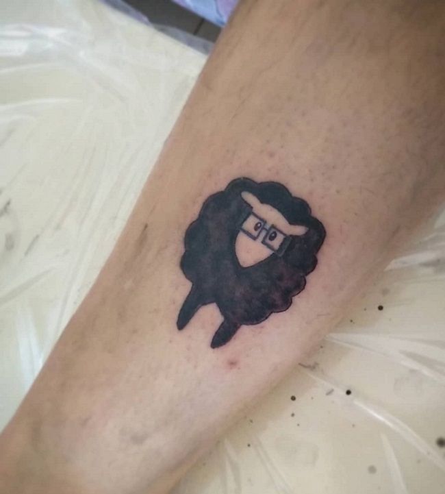 50+ Sheep Tattoos with Meanings - Body Art Guru | Sheep tattoo, Black sheep  tattoo, Tattoos