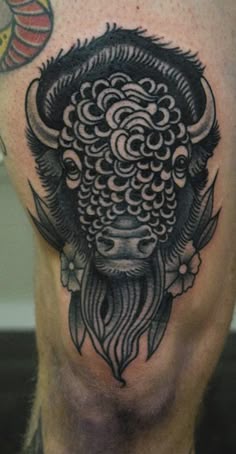 46 Tattoo ideas | tattoos, bison tattoo, buffalo tattoo