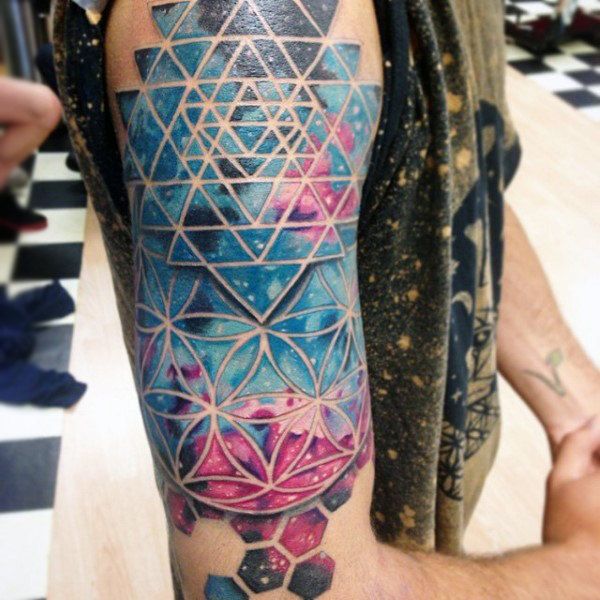 80 Honeycomb Tattoo Designs for Men