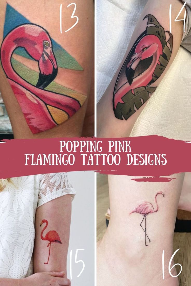 23 Fancy Flamingo Tattoo Ideas For Women