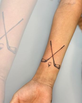 Express Your Love For Golf With Stylish Golf Tattoos | Find Designs