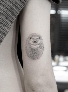 Hedgehog tattoos