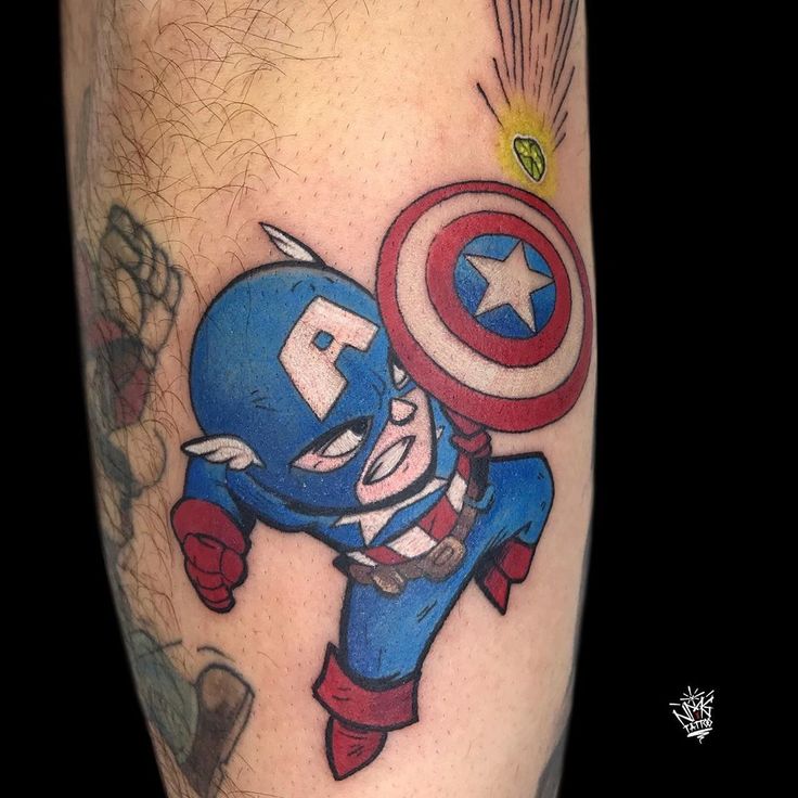 UPDATED] 40+ Heroic Captain America Tattoos