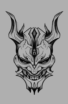 190+ Oni Mask Tattoo Designs with Meaning(2024)