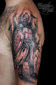 Knight tattoo: Discover 7 tattoos ideas on this Pinterest board | tattoos,  warrior tattoos and more