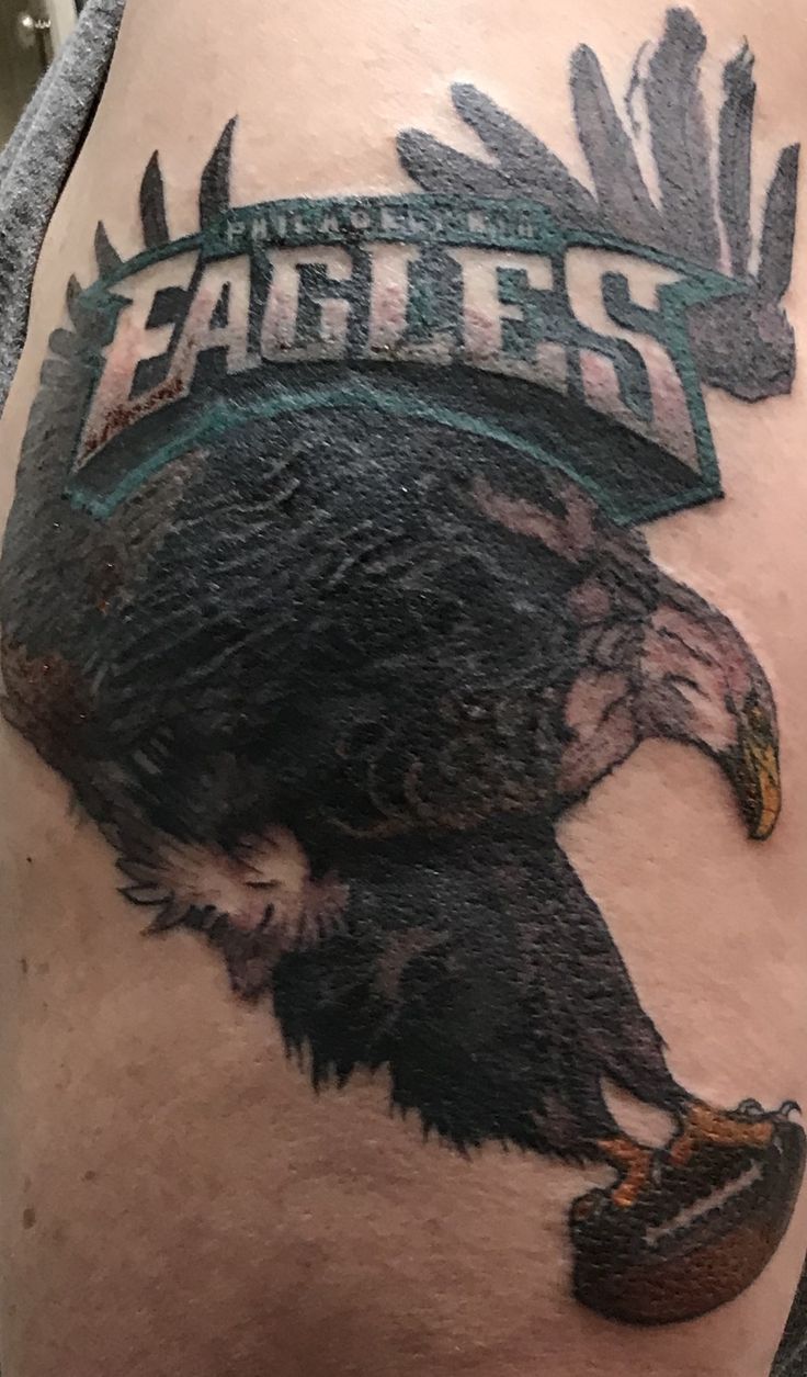 Pin by Ken Goff on Tattoos | Philadelphia eagles tattoo, Philadelphia eagles fans, Philadelphia eagles