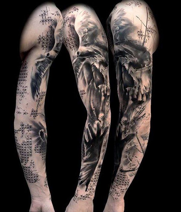 140 Awesome Examples of Full Sleeve Tattoo Ideas | Art and Design