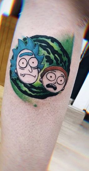 Best 40 Rick and Morty Tattoo Designs and Ideas - NSF News and Magazine