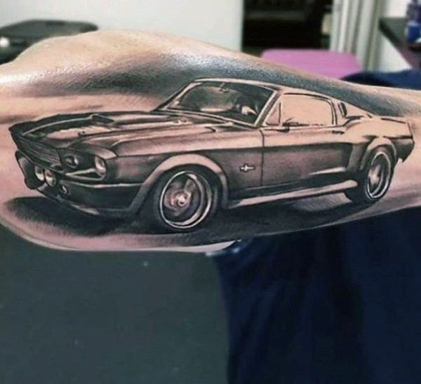 40 Mustang Tattoo Designs for Men