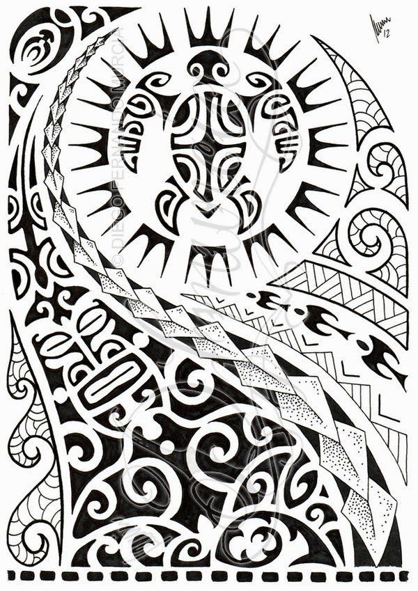 Tattoo Maori e Tribal só as top mlk