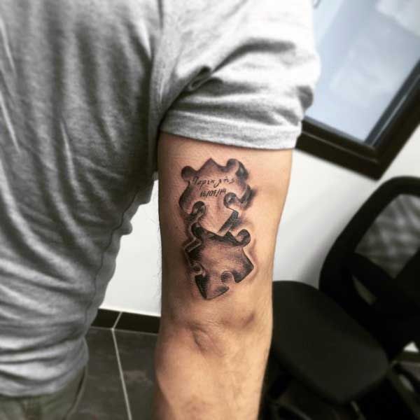 70 Artistic Puzzle Piece Tattoo Designs for Men