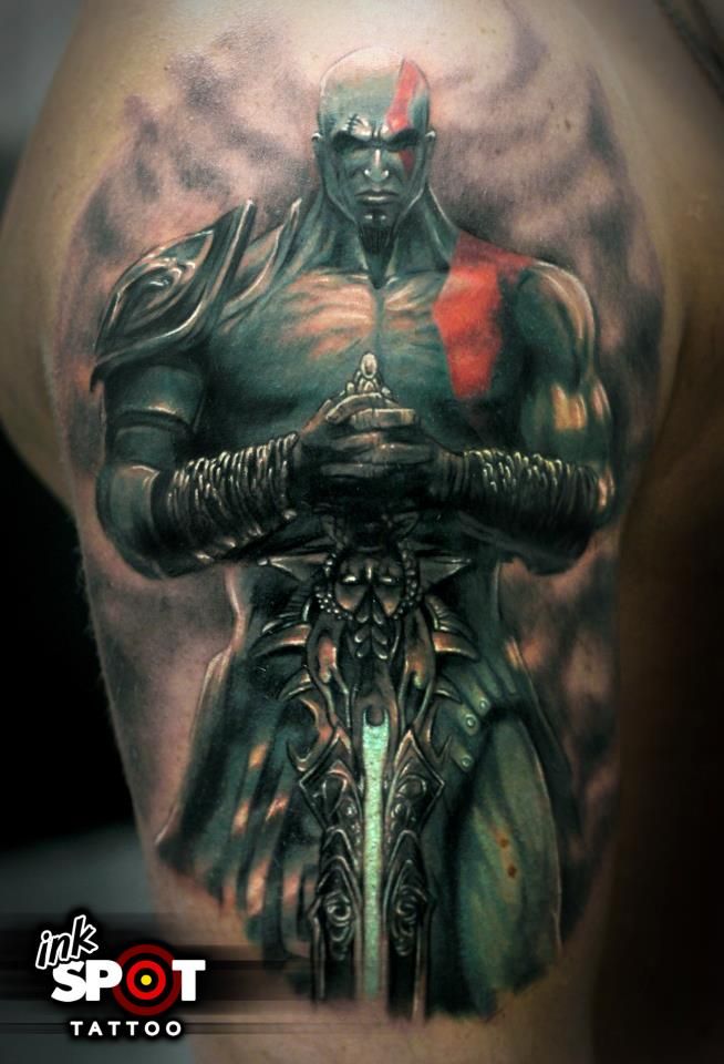 Kratos God Of War Tattoo