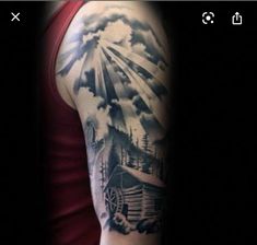 Sleeve tattoos: Discover 16 sunlight male upper arm tattoo ideas | tattoos  for guys, arm tattoo and more