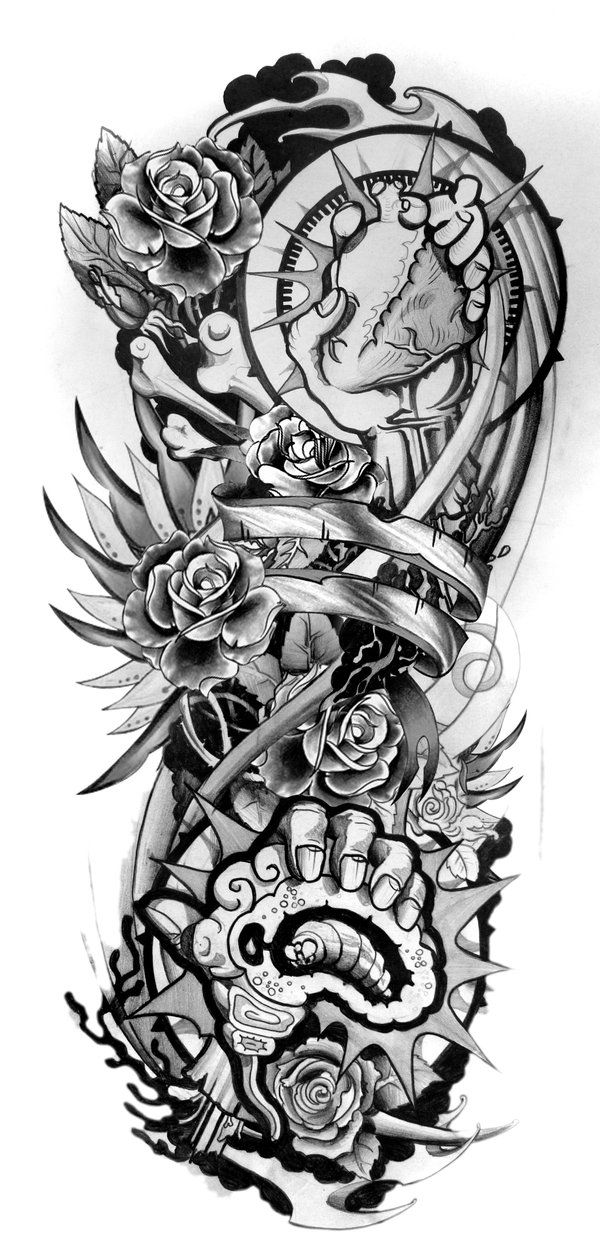 Pin by Franco Legnazzi on Tatuajes | Half sleeve tattoos designs, Full  sleeve tattoo design, Tattoo