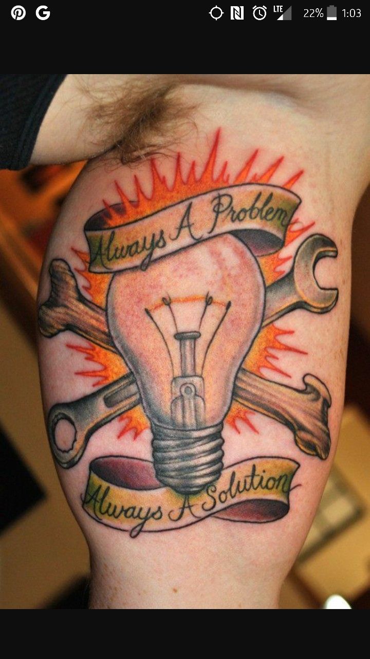 Electrician tattoos ❤