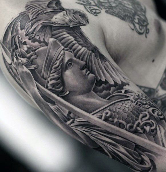 60 Athena Tattoo Designs for Men