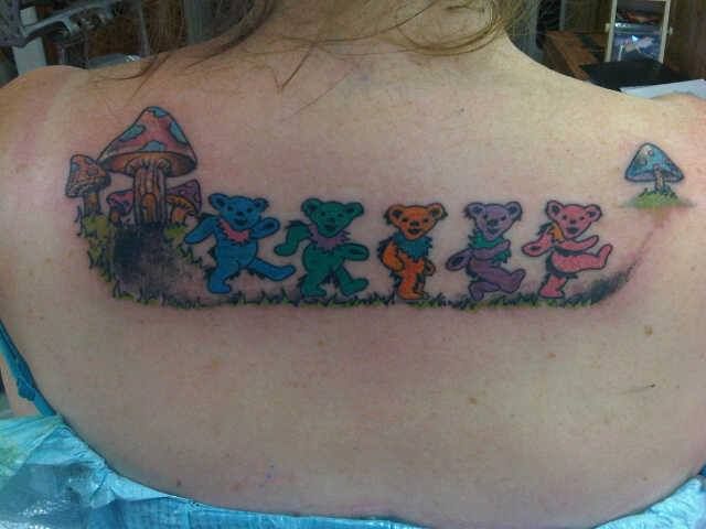 My Grateful Dead tattoo by Hall Mark of Barrie, On