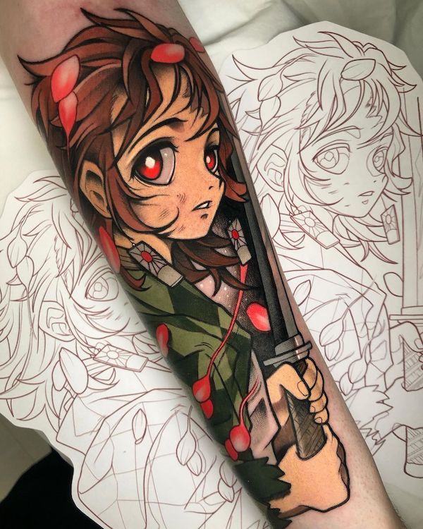 50 UNIQUE ANIME TATTOO DESIGNS