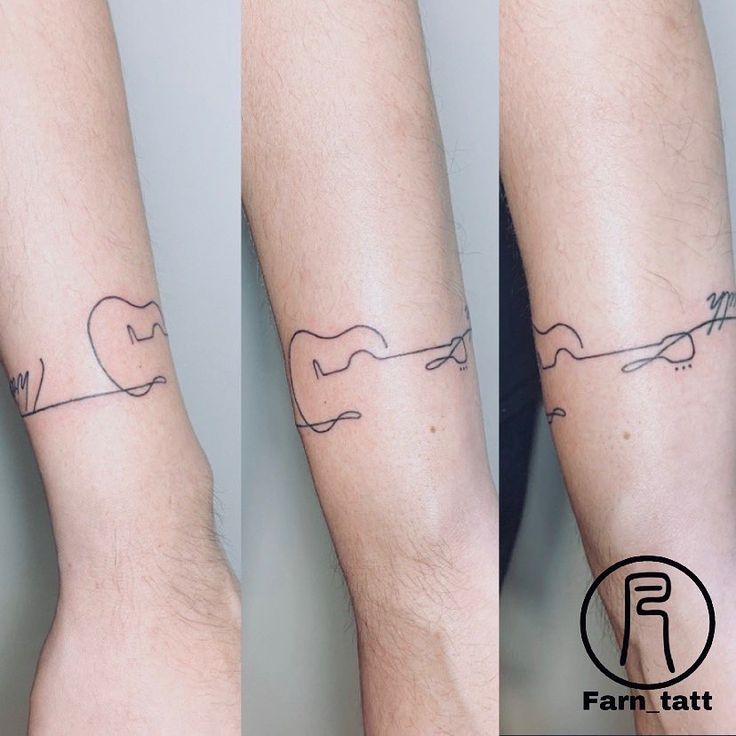 🧸 on Instagram: “- Country music is simply three chords and the truth.  It's on my left wrist. I can see it every time while I'm playing the  guitar, which…”