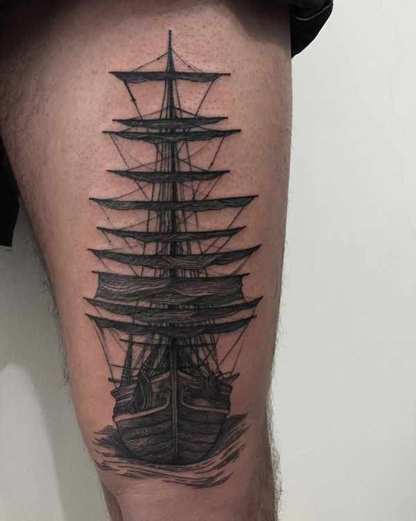 100 Boat Tattoo Designs | Art and Design
