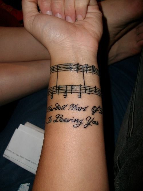 32 Cool Music Note Tattoo Ideas