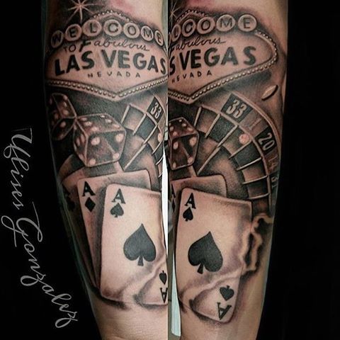 Discover 12 Bev Vegas Tattoo and Casino Tattoo Ideas | poker tattoo, old vegas tattoo, las vegas sign tattoo and more