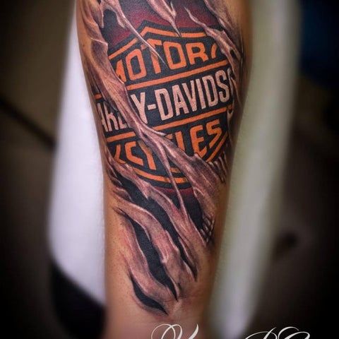 Harley Davidson Tattoos