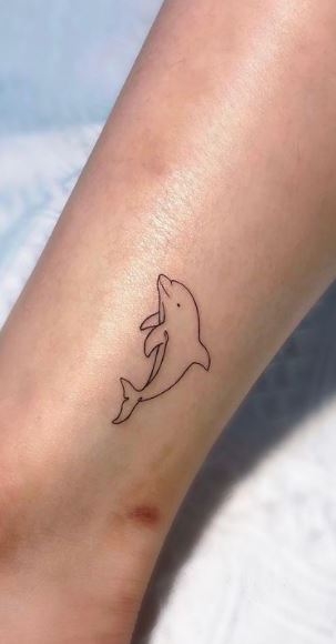 Dolphin Sunset Tattoo