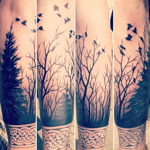 45 Inspirational Forest Tattoo Ideas | Art and Design