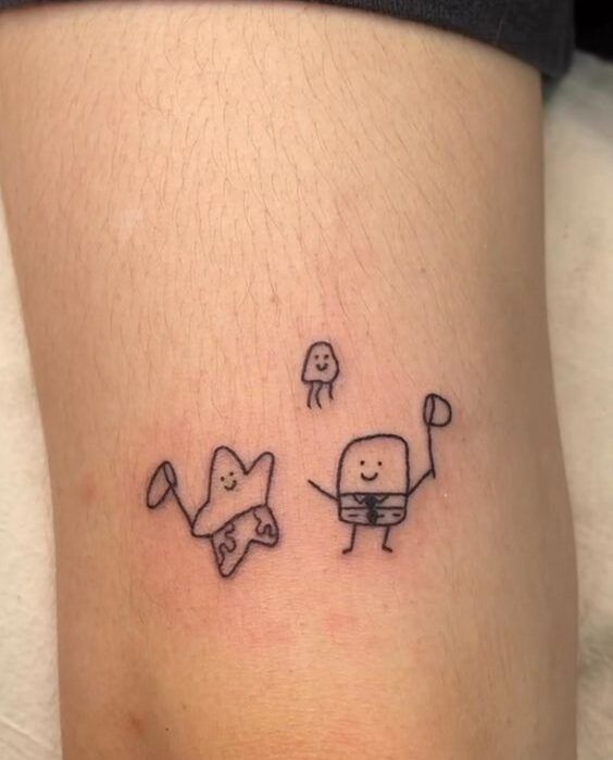 Small Spongebob Tattoos. - Demands Jobs.com