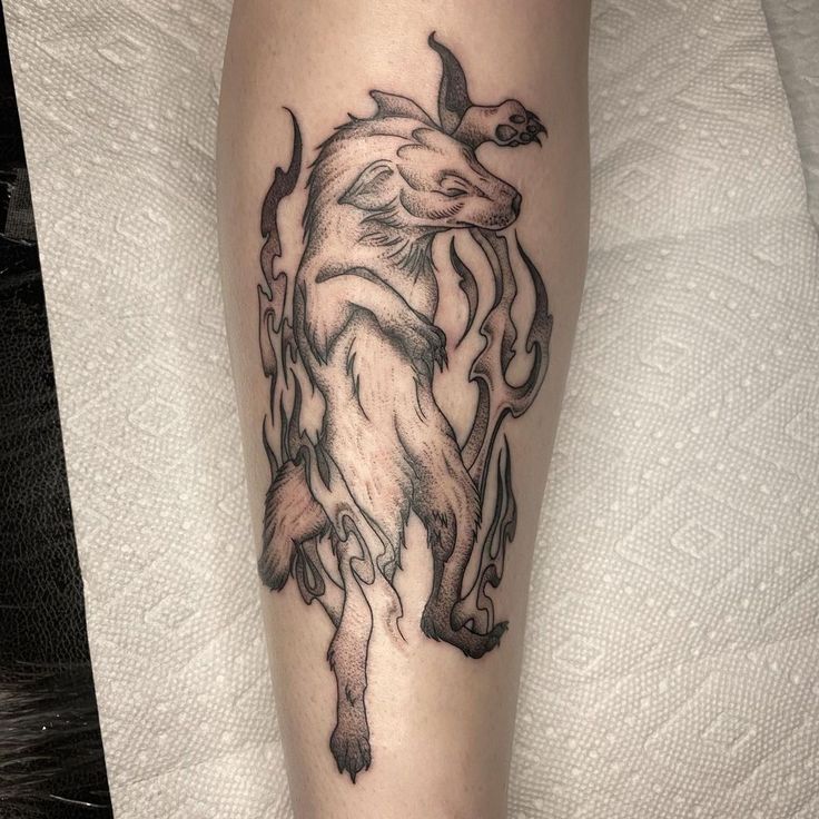 Coyote Tattoo, traditional coyote tattoo, realistic coyote tattoo, simple coyote  tattoo