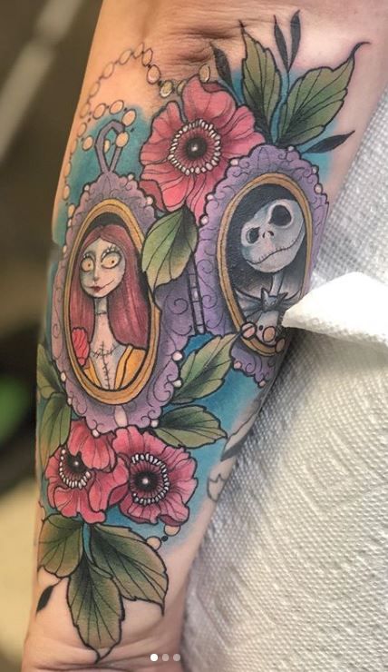 100+ Unique Jack and Sally Tattoos (The Nightmare Before Christmas) - Tattoo  Me Now