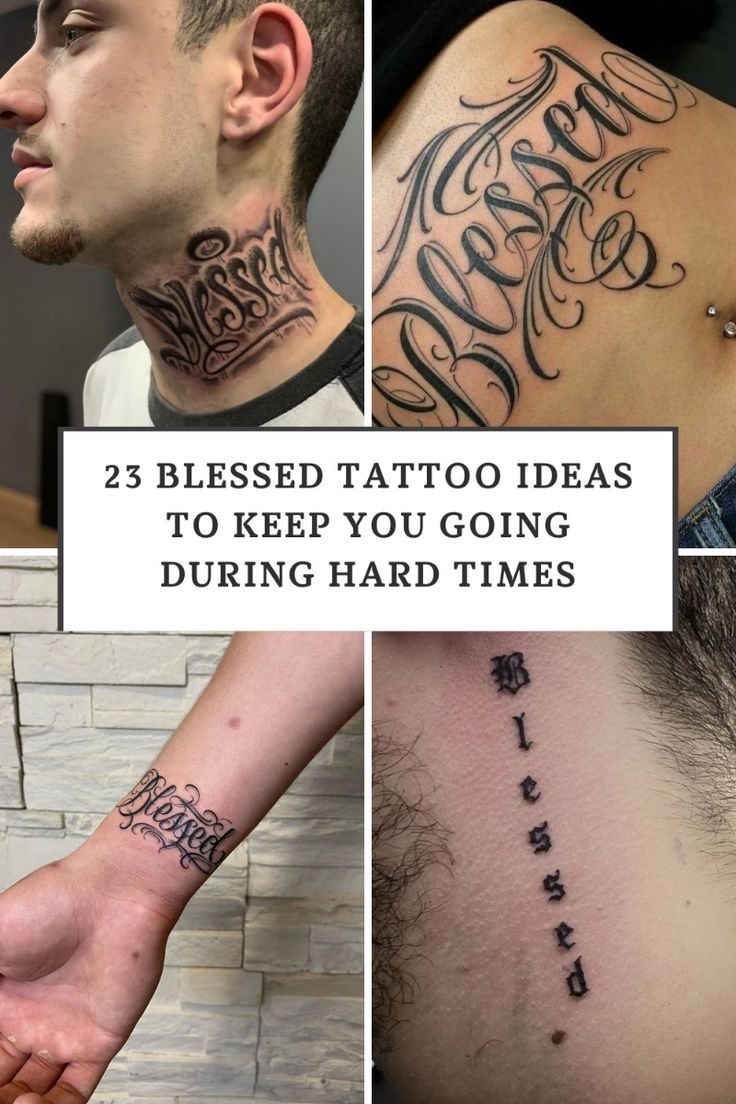 23 Blessed Tattoo Ideas To Keep You Going During Hard Times
