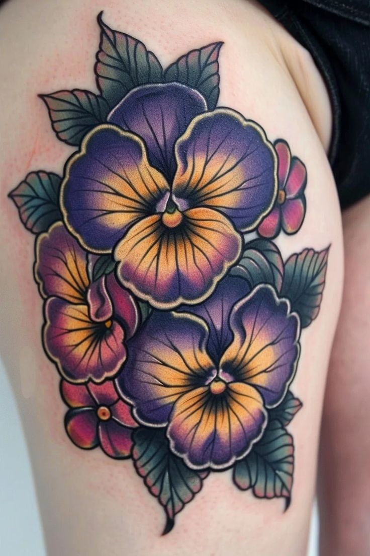 February Birth Flower Tattoo Ideas