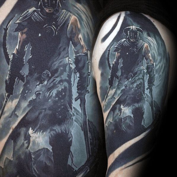 43 Skyrim Tattoo Designs for Men