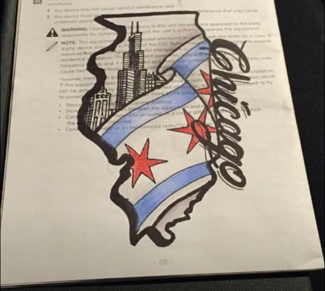 Pin by Ludgerio Escobar on Tattoo ideas | Chicago skyline tattoo, Chicago  flag tattoo, Chicago tattoo