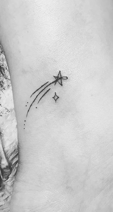 35 Trendy Shooting Star Tattoos, Ideas ...
