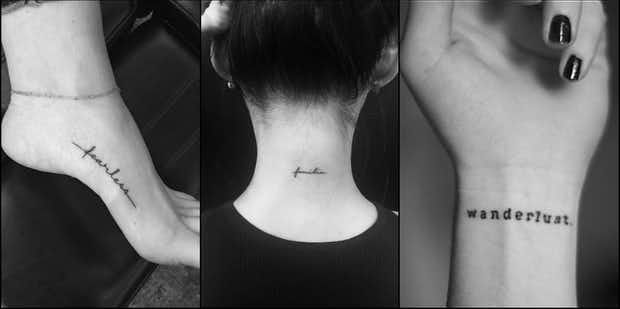 40 Minimalist One-Word Tattoo Ideas That Are Beautiful On Everyone