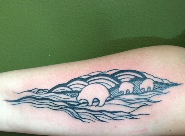The Legend of the Sleeping Bear Tattoo #Michigan #Tattoo #Dunes