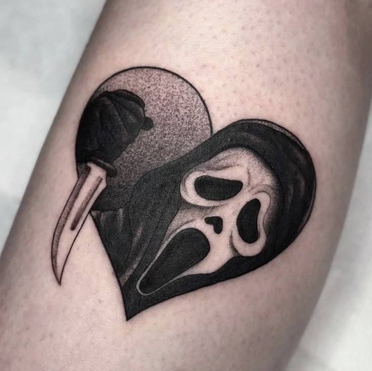 Ghostface in a Black Heart