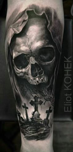 8 Graveyard tattoo ideas | graveyard tattoo, graveyard, cemetery art