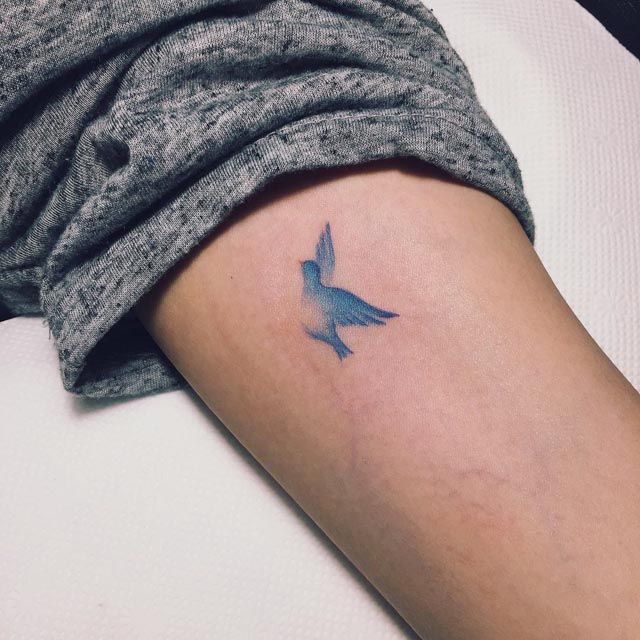 Tiny Blue Bird Tattoo – Best Tattoo Ideas Gallery