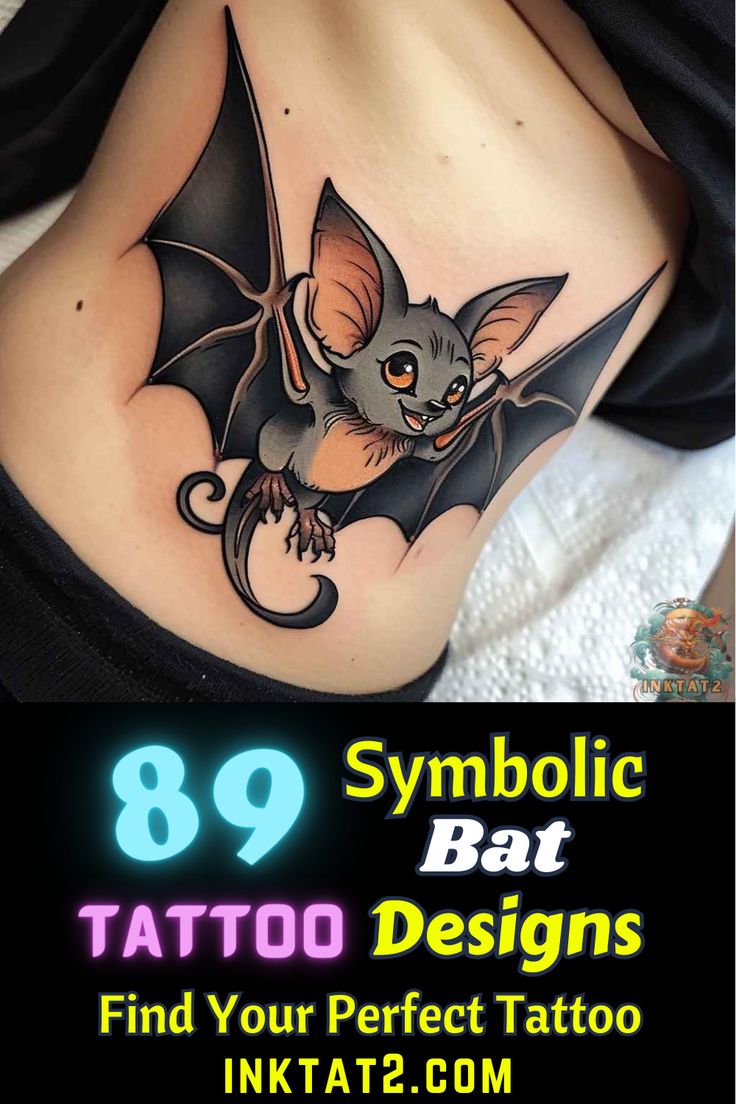 89 Mystical Bat Tattoo Designs: Embrace the Night
