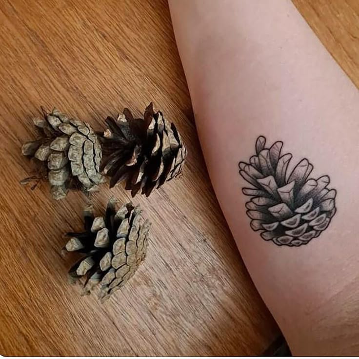 Pinecone Tattoo Ideas for Women - Mom's Got the Stuff