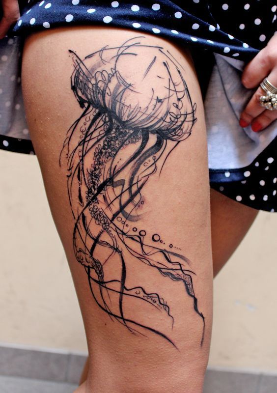 50+ Dope Jellyfish Tattoo Ideas