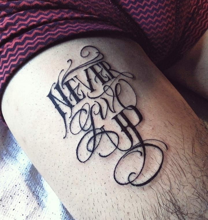 101+ Never Give Up Tattoo Ideas YOu Will Love!