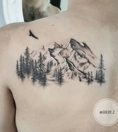 7 Moon river tattoo ideas | mountain tattoo, cool tattoos, nature tattoos