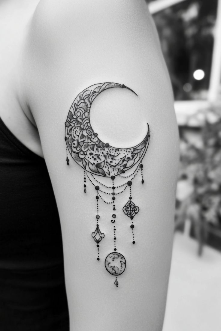 Dreamy Moon Tattoo Designs You'll Want to Get ASAP